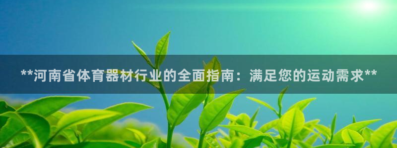 尊龙人生就是博一下下：**河南省体育器材行业的全面指