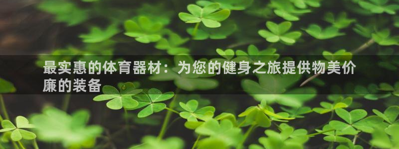 KB88凯时官网登录：最实惠的体育器材：为您的健身之