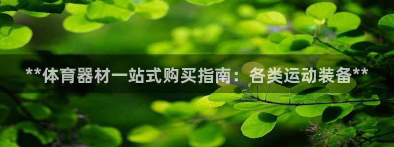尊龙d88ag官方网站：**体育器材一站式购买指南：
