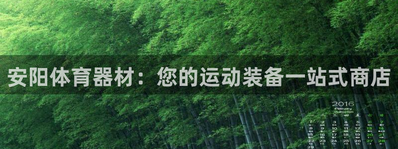 z6尊龙凯时旗：安阳体育器材：您的运动装备一站式商店