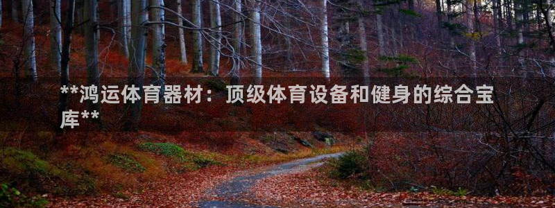 尊龙 ag：**鸿运体育器材：顶级体育设备和健身的综