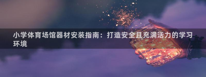 尊龙凯时不给提款：小学体育场馆器材安装指南：打造安全