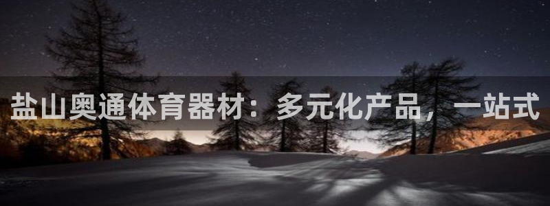 尊龙凯时人生就是搏!平台：盐山奥通体育器材：多元化产