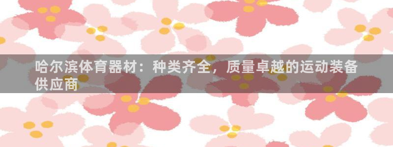 凯时尊龙app国际官方网站：哈尔滨体育器材：种类齐全