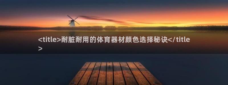 K66凯时国际平台官网：<title>耐脏耐用的体育