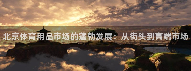 尊龙新版人生就是博!：北京体育用品市场的蓬勃发展：从